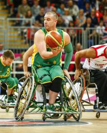Brad Ness AUS Basketball AUSvTUR