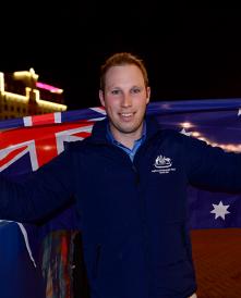 Sochi Flag Bearer 2014