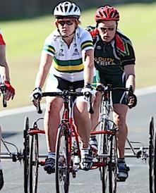 The tricycles stand by for start