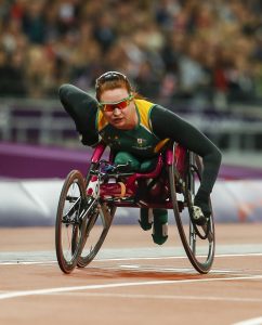 Richard Colman (AUS), Womens 100m-T53, Athletics (Day 04 Sun 2 Sep) - Olympic Stadium, Paralympics - Summer / London 2012, London, England 29 Aug - 9 Sept , © Sport the library/Greg Smith