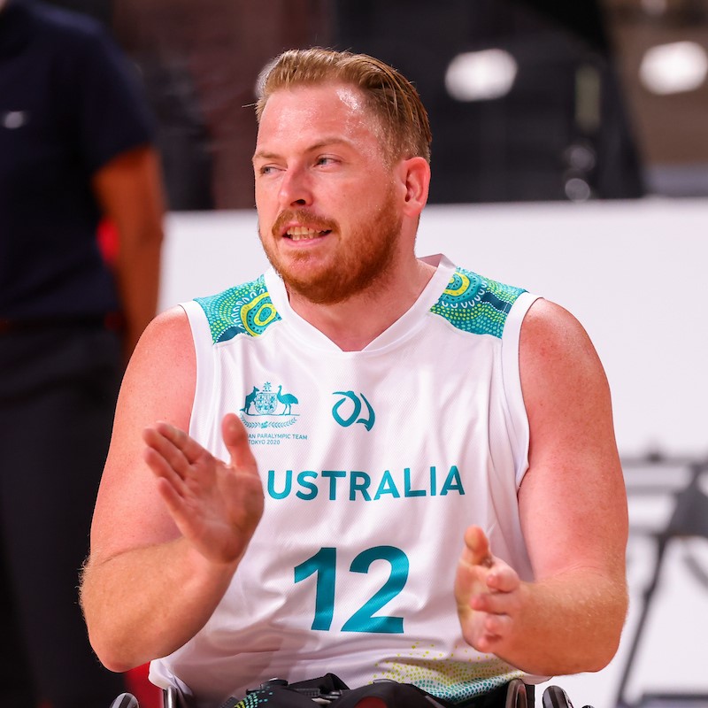 Male Paralympic Wheelchair Basketballer