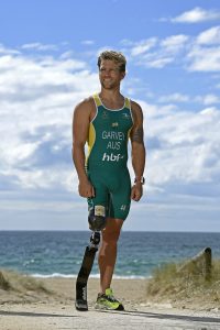 RIO 2016 APC Para-Triathlon Team Announcement at the Coolangatta SLSC with athlete Brandt Garvey Australian Paralympic Committee Coolangatta SLSC Qld QLD Wednesday 3rd August 2016 © Sport the library / Jeff Crow