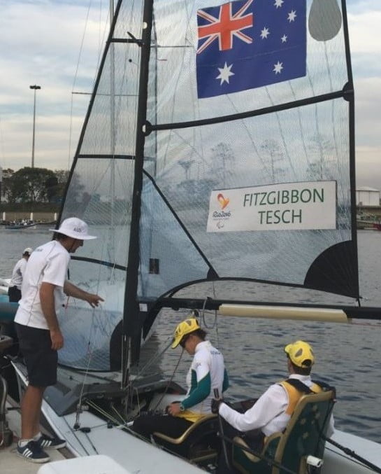 Tesch and Fitzgibbon successfully defend a Paralympic title