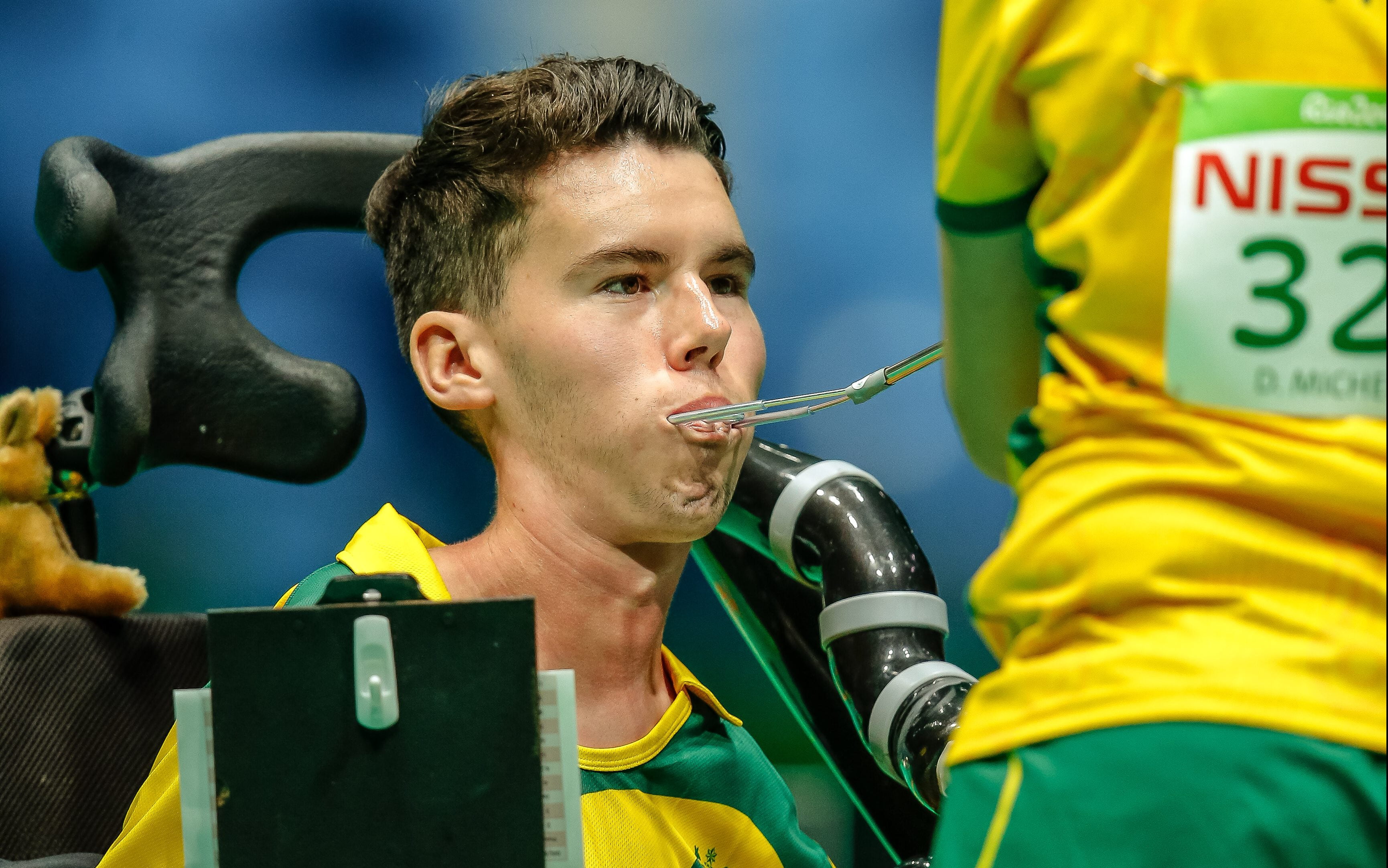 Michel begins his Paralympic debut with a win