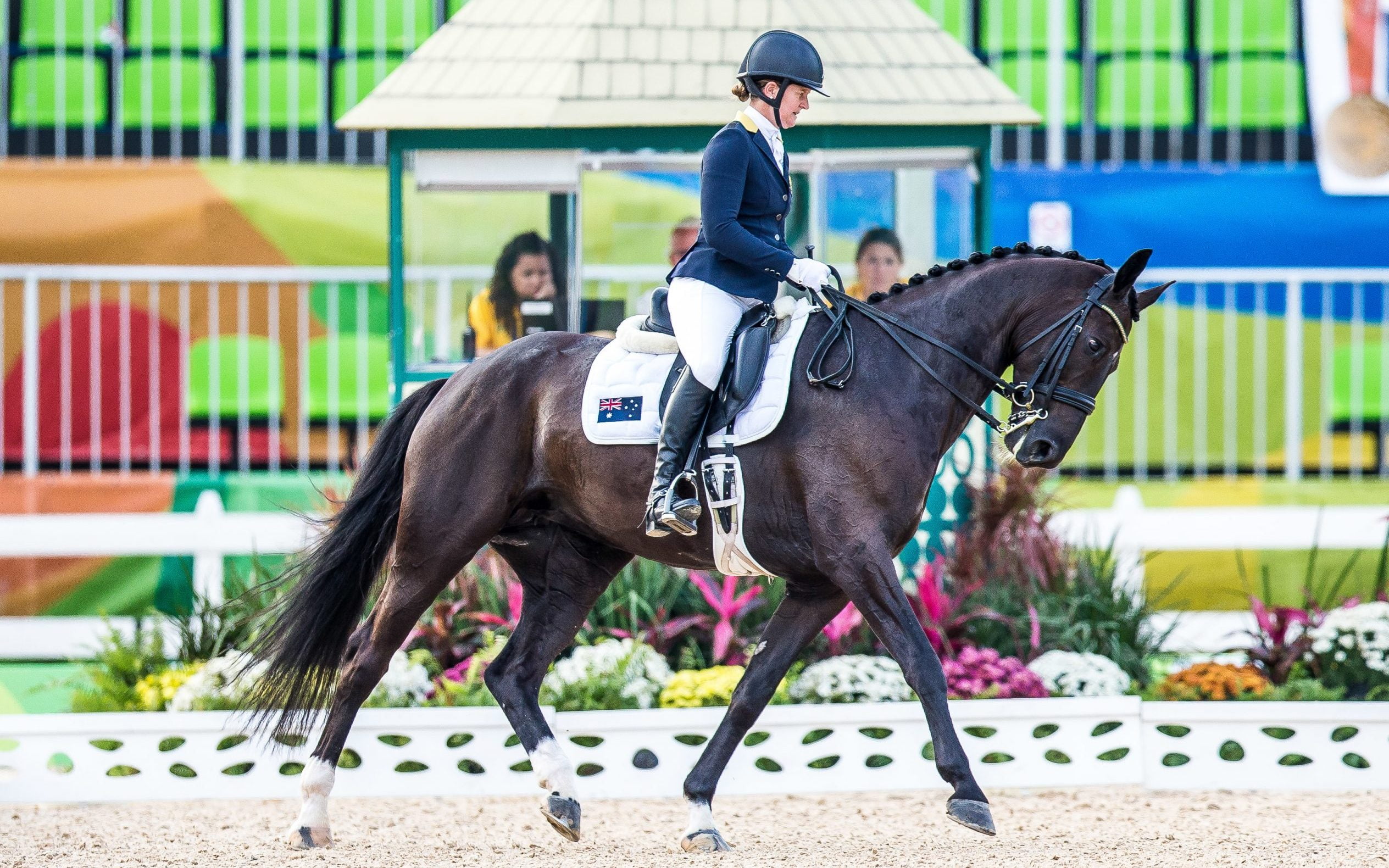 Fireworks spook Australian Paralympic equestrian team