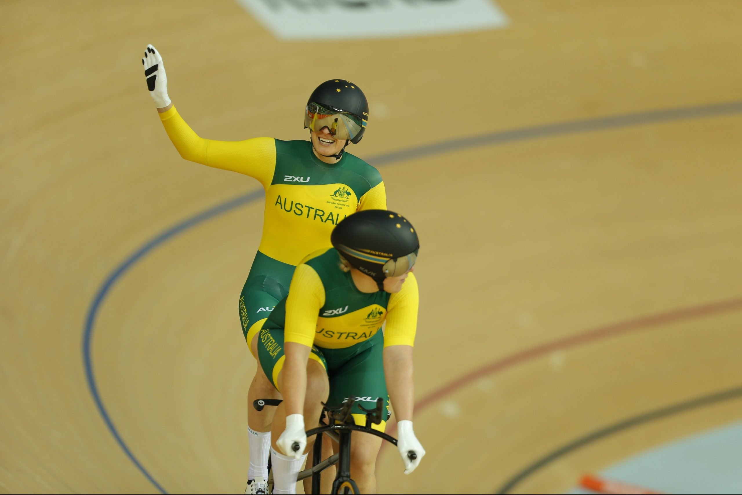 VIS seeking expressions of interest track cycling tandem pilot (female) and vision impaired athlete (male)