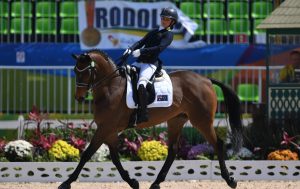 Image of a female athlete on a horse