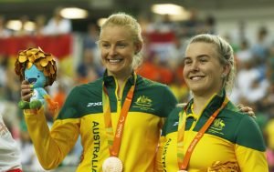 An image of Jessica Gallagher and Madison Janssen with their medals