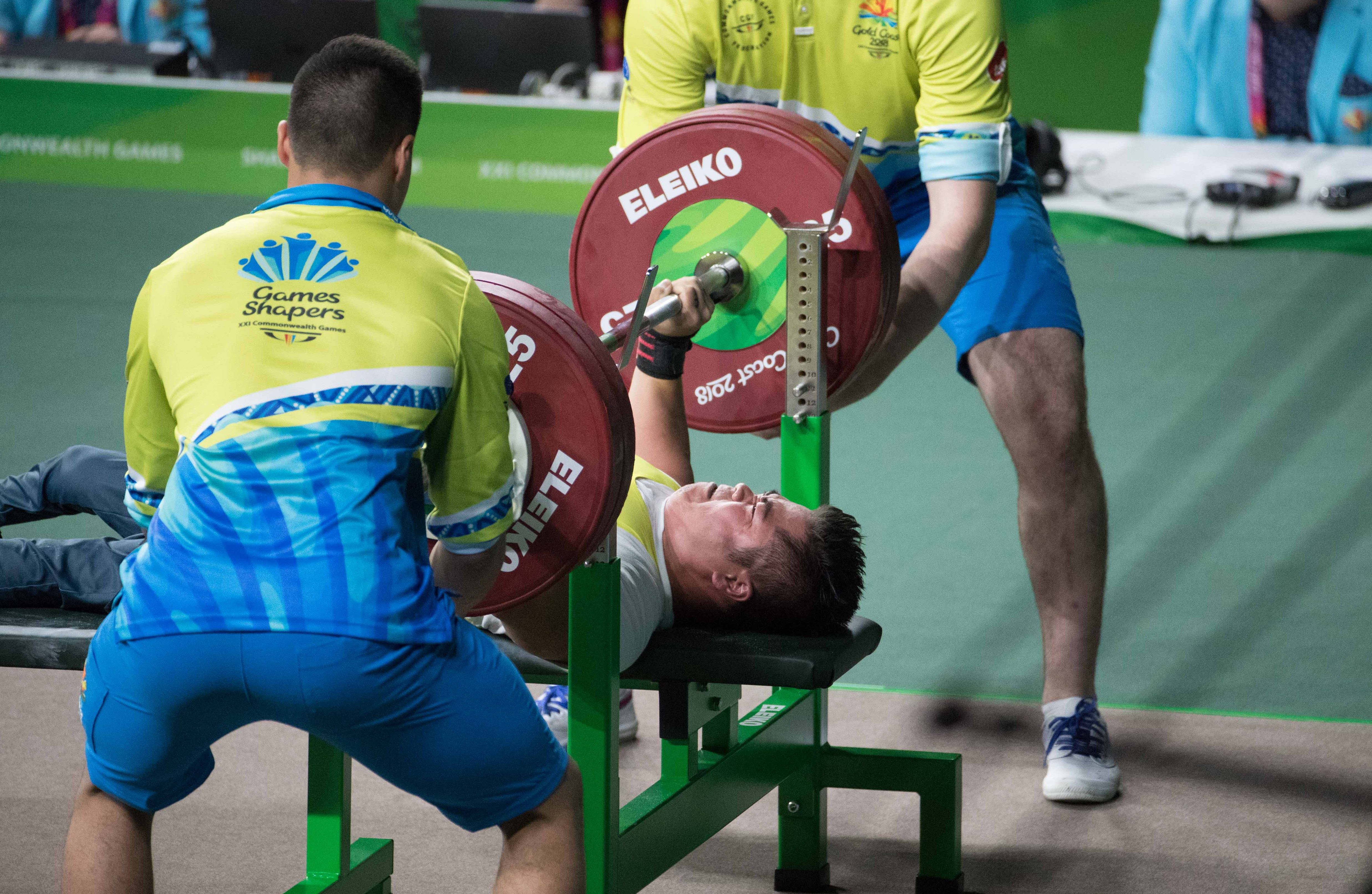 Para-powerlifters front and centre at Gold Coast 2018
