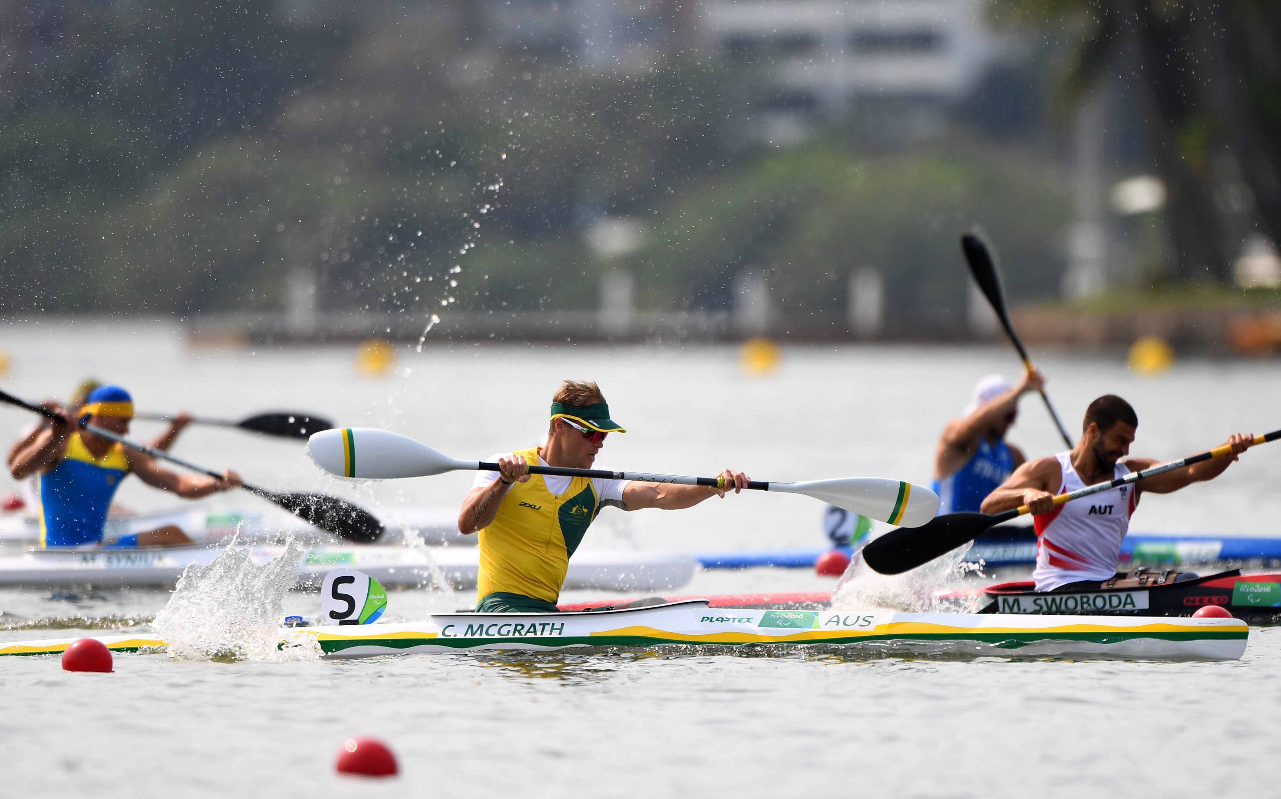 McGrath shows his class at Para-canoe World Cup