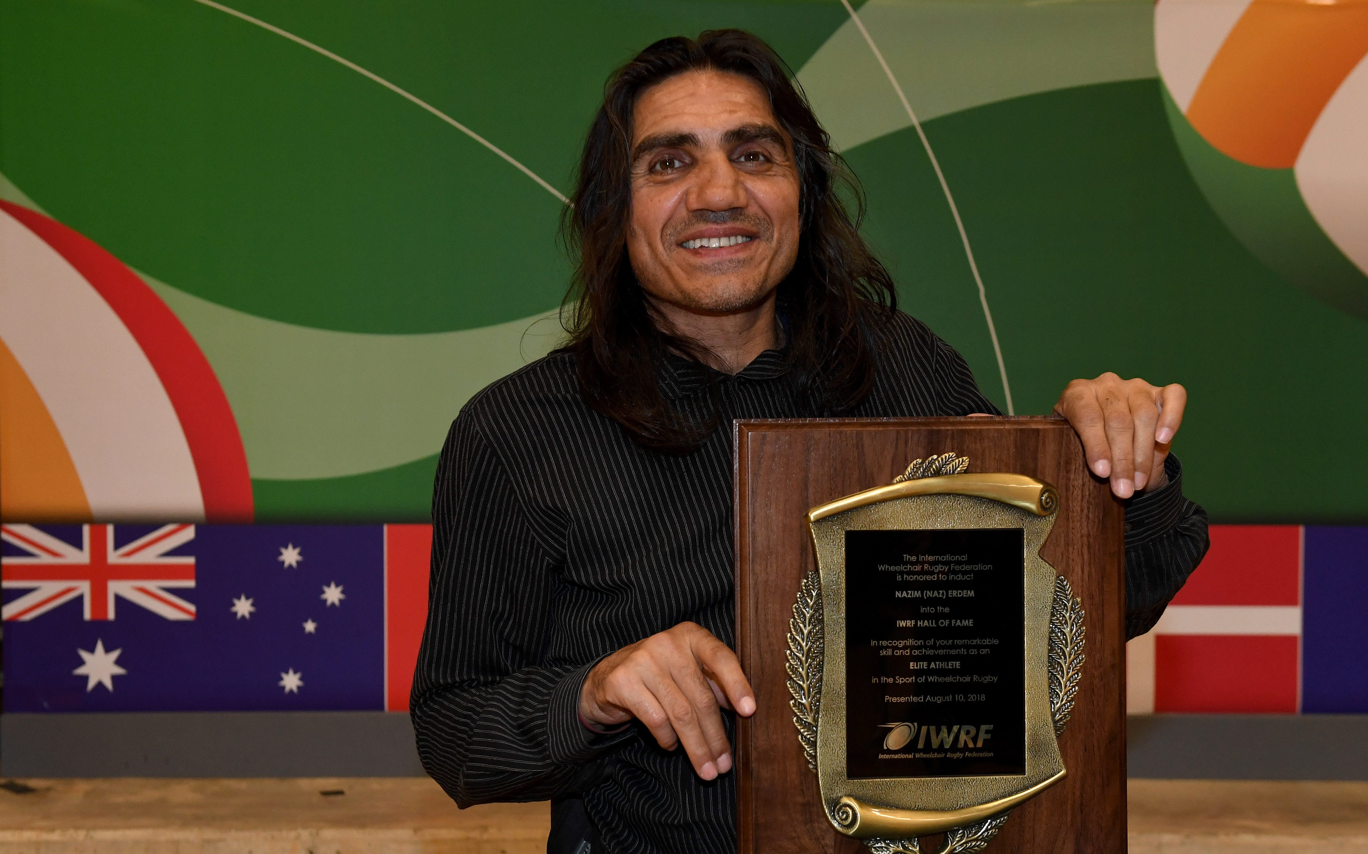 Wheelchair rugby icon honoured with IWRF Hall of Fame induction