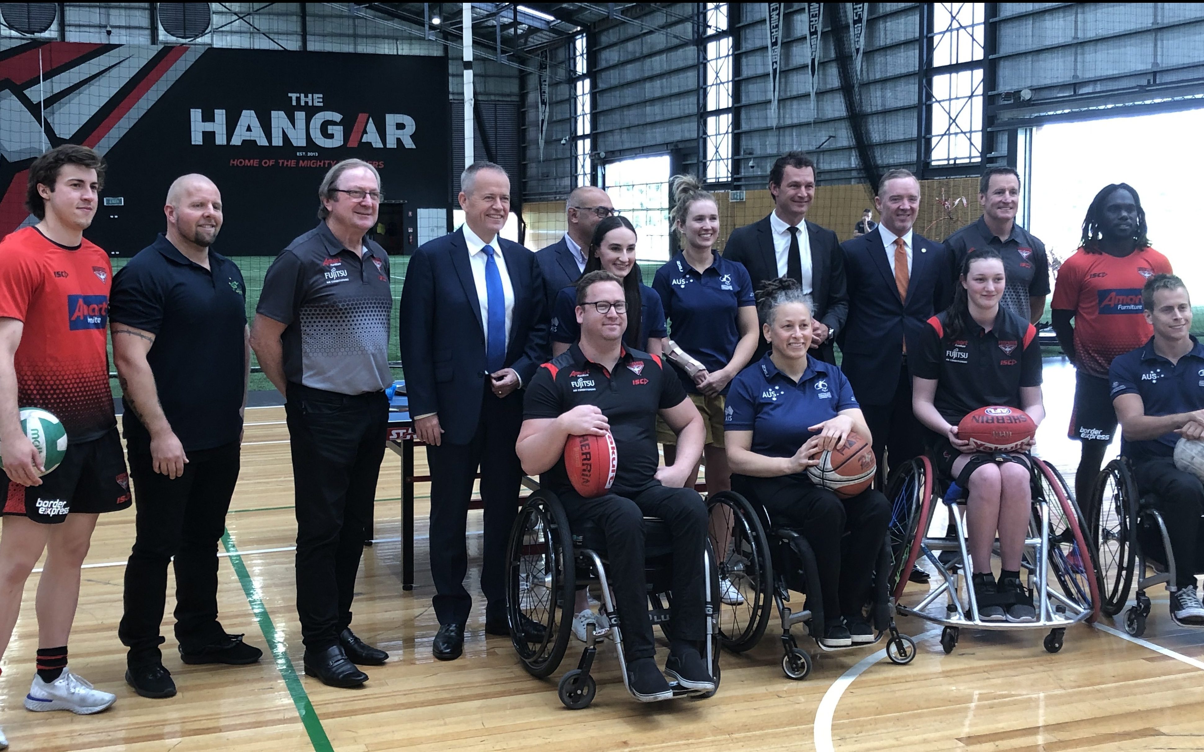 Bombers & APC welcome commitment to Paralympic athletes and enhanced community facilities at The Hangar