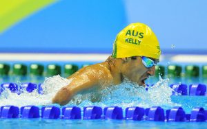 An image of Ahmed Kelly in action during swimming