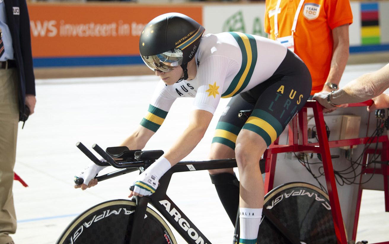 Aussies land in Milton ahead of Track Worlds