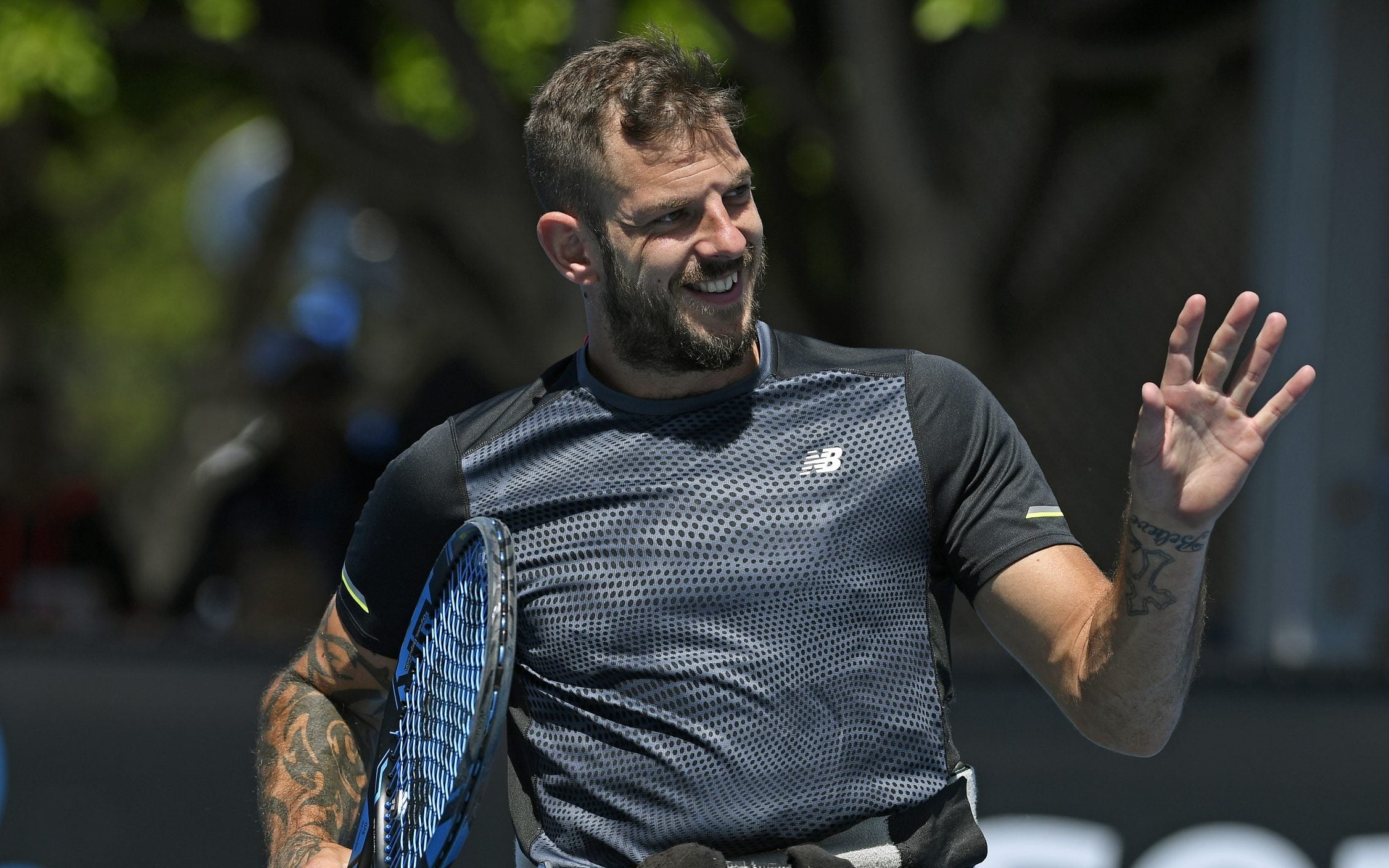 Davidson puts up a fight at AO