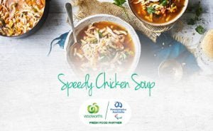 Image of Chicken Soup in a bowl with accompanying recipe