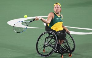 Australian Wheelchair tennis player Dylan Alcott
