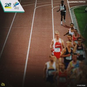 Image of East Timor athlete Alcino Pareira competing at the Sydney 2000 Paralympic Games