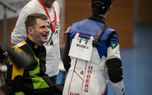 Image of Australian Paralympian Glen McMurtrie with Tokyo Olympian Alex Hoberg