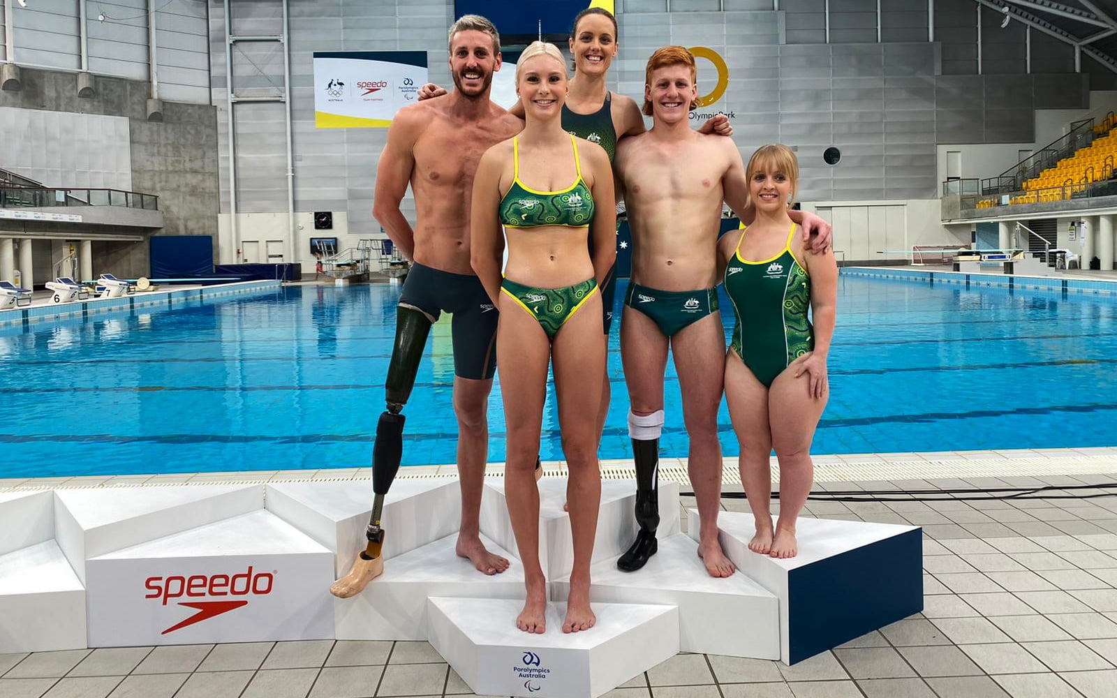 Para-athletes On Show As Speedo Unveils Exclusive Tokyo 2020 Swimwear Range