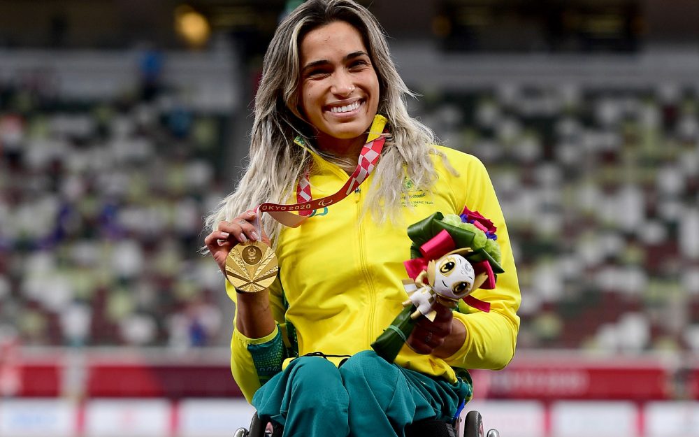 Australian Paralympian Madison de Rozario wins gold at the Tokyo 2020 Paralympic Games.