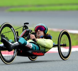 Tough day at the office for our Handcyclists