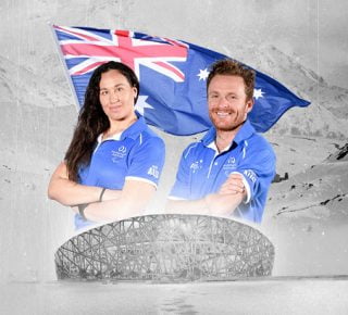 Australian Paralympics Melissa Perrine and Mitchell Gourley