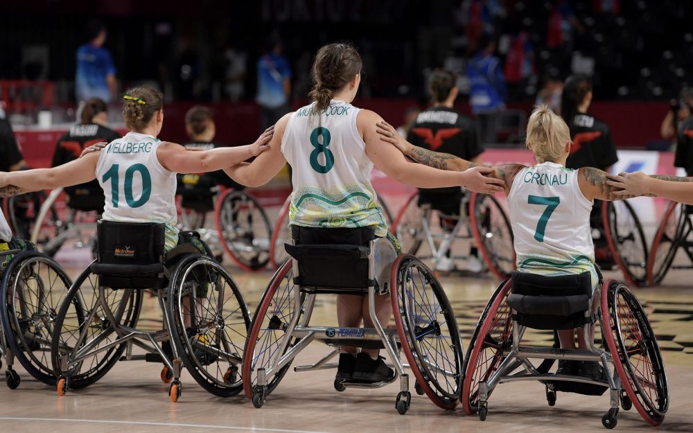 Australian Gliders wheelchair basketball team