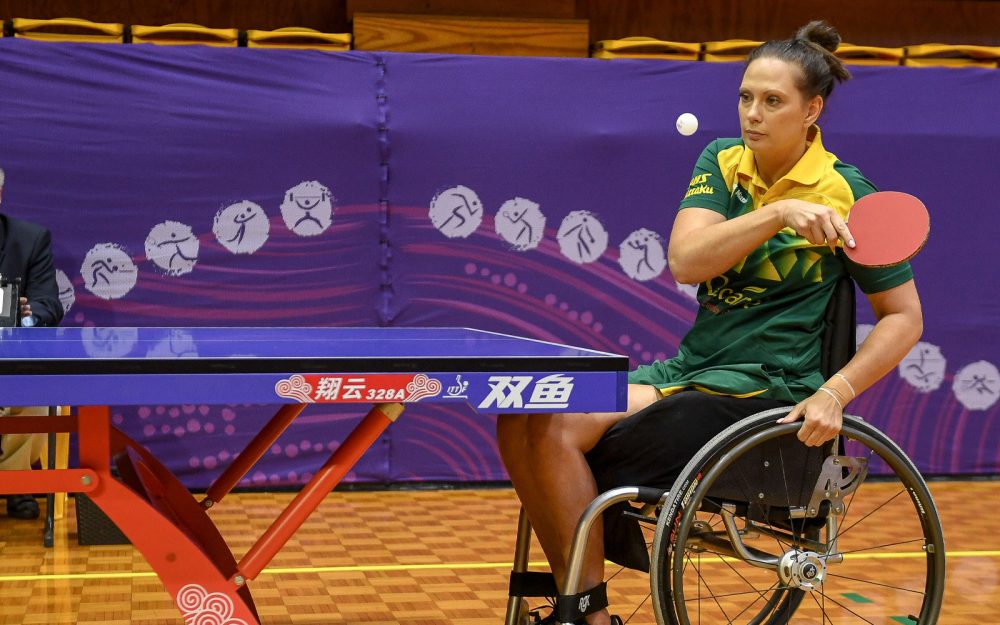 Australian Para-table tennis player Amanda Tscharke