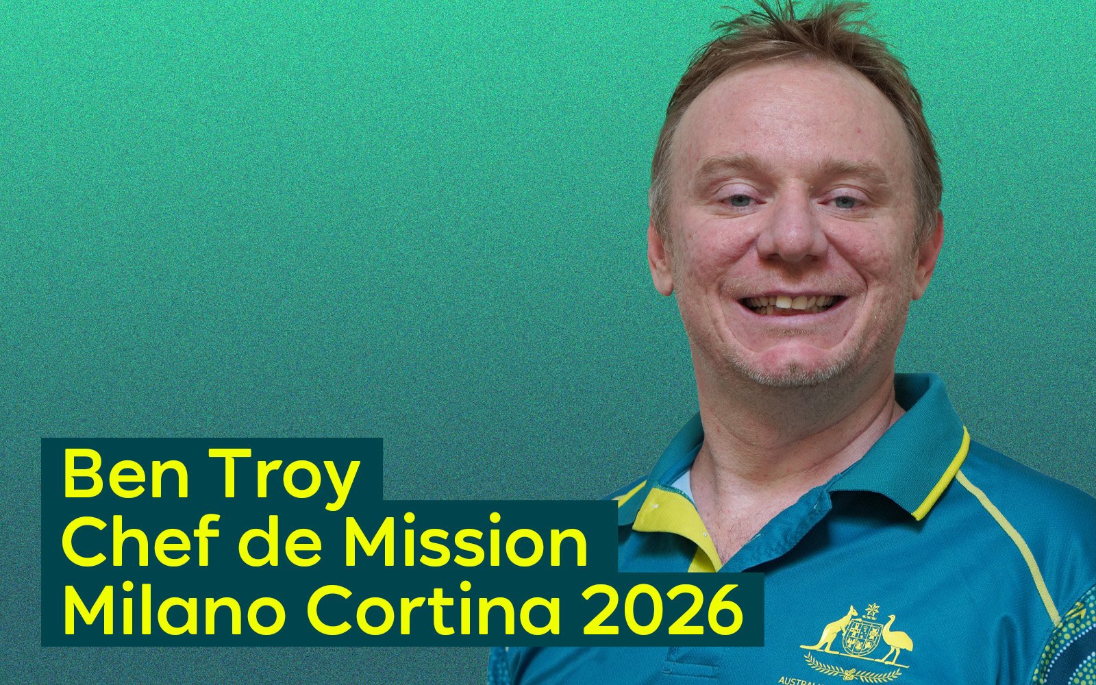 New Winter Games Chef De Mission To Provide Rare Skill Combination