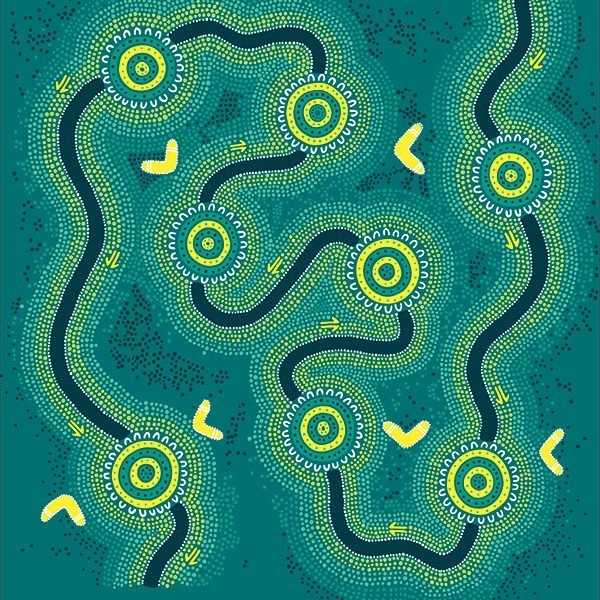 'The Journey' by First Nations artist Rheanna Lotter