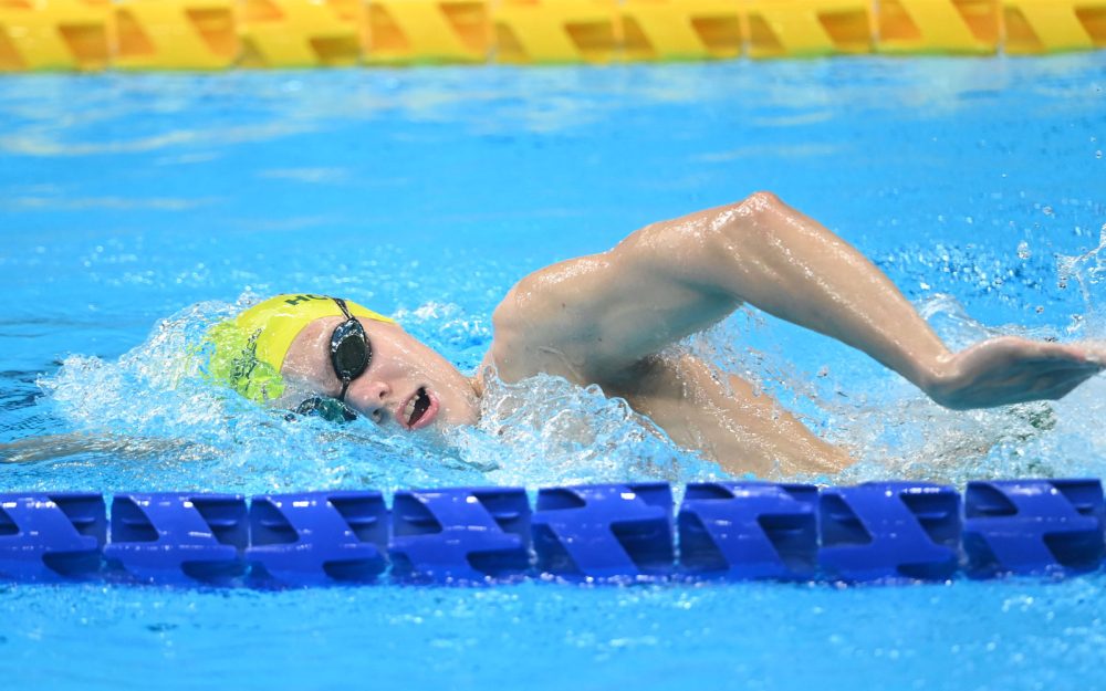 Australian Paralympic swimmer Tim Hodge