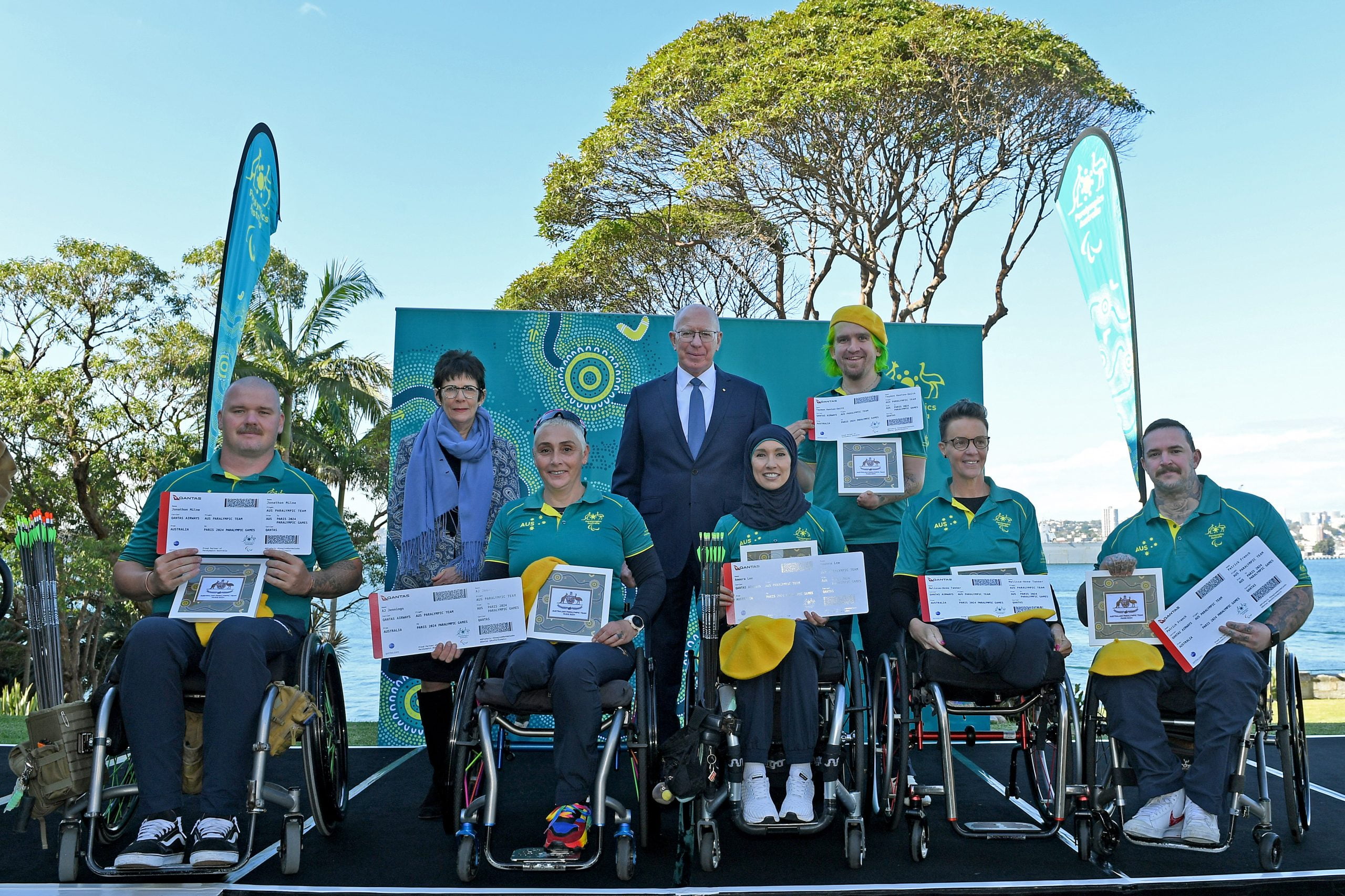 Governor-General Hosts Paralympic Archery Team Announcement