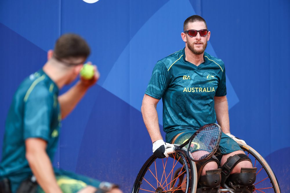 Ben Weekes and Anderson Parker compete at Roland Garos