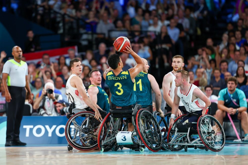 The Aussie Rollers on Day 6 of the Paralympic Games in Paris.