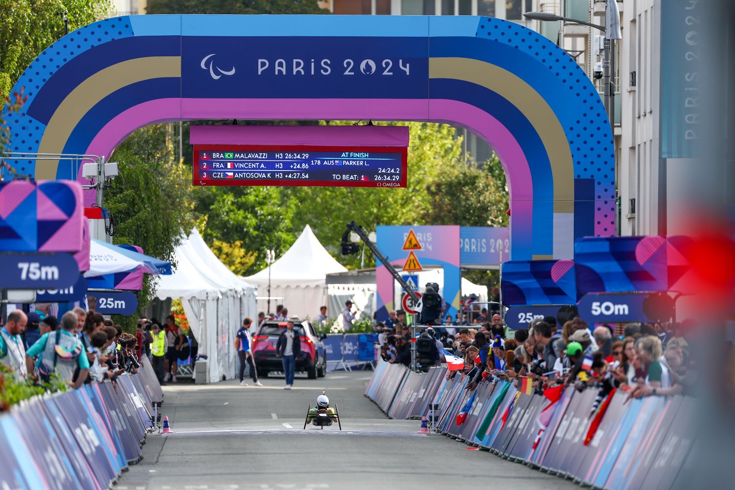 Parker Realises Dream As Road Cyclists Make Flying Start