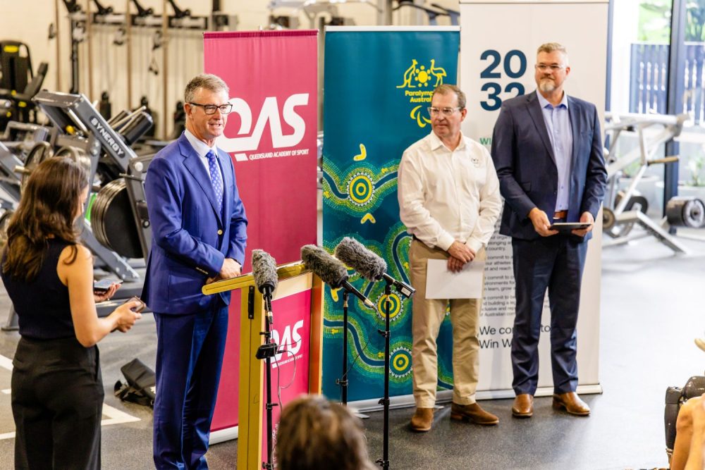 Media event announcing the new QAS Para Unit