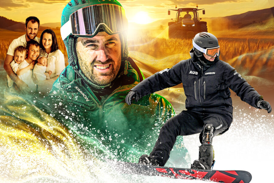 The Calm Smalltown Farmer Preparing To Snowboard For Australia